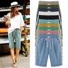 Fashion Summer Shorts Loose Casual Sports Stretchy Cotton Comfortable Straight Leg Sweatshorts Beach Soild Women Shorts