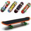 1pcs Fingerboard Mini Finger Skateboard Plastic Finger Skate Scooter Throwbacks Original Boys Mini Skateboard Toy