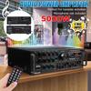 5000W Bluetooth Stereo Amplifier Surround Sound USB SD AMP FM DVD AUX LCD Display Home Cinema Karaoke Amplifier Remote Control
