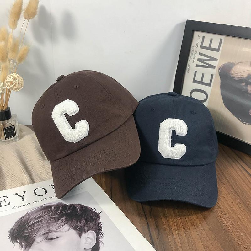 Soft Brim Trendy Baseball Cap For Women And Men Ins Letter Design Sun Hat