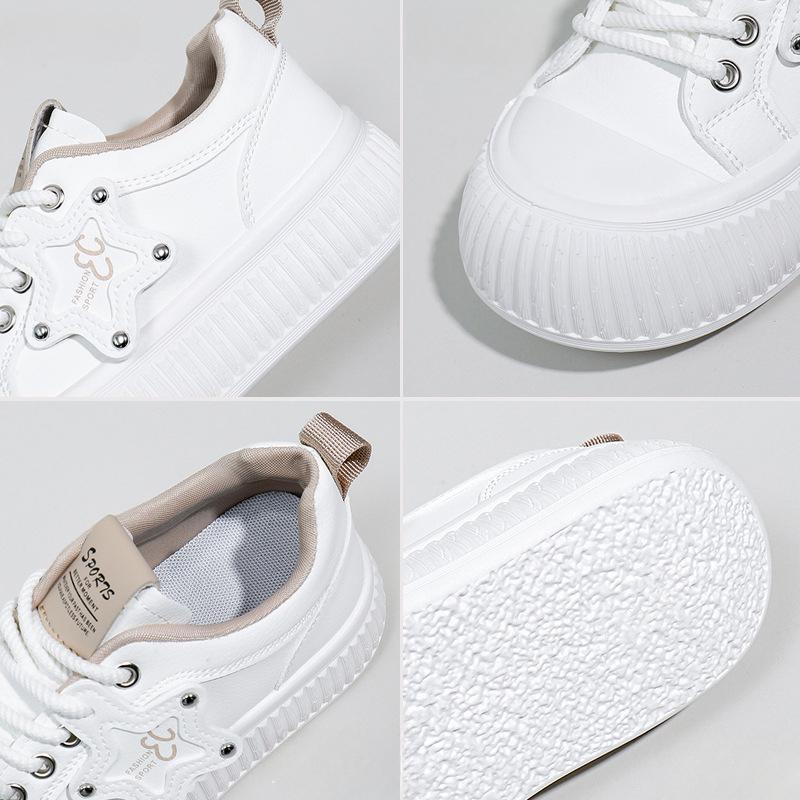 White Shoes for Women New Autumn Students All-Match Casual Ins Trendy Platform Fashion Sneakers