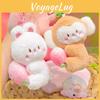 Cute Monkey Rabbit Plush Keychain Stretchable Design Children Collectors Gift