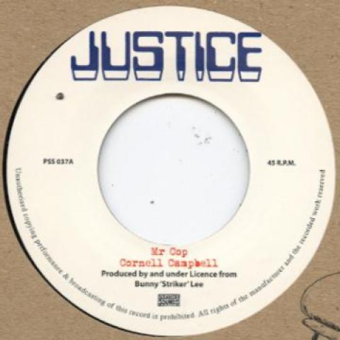 7inch Record CORNELL CAMPBELL - Mr Cop PSS037 Pressure Sounds 2010 UK Reggae, Ska & Dub Used