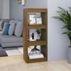 VidaXL Bookcase-Room Divider Honey Brown 40x30x103.5 Cm Pine