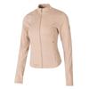 Sports Lifestyle Series Windproof Breathable Solid Color Long Sleeve Jacket Women Jacket Beige KC0968