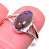 Natural Labradorite Gemstone Handmade 925 Solid Sterling Silver Ring S.8.5 I6O04
