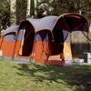 VidaXL Tunnel Camping Tent 8 Person Grey and Orange Waterproof, Tent, Garden Tent, Outdoor Shelter, Tent of 94787