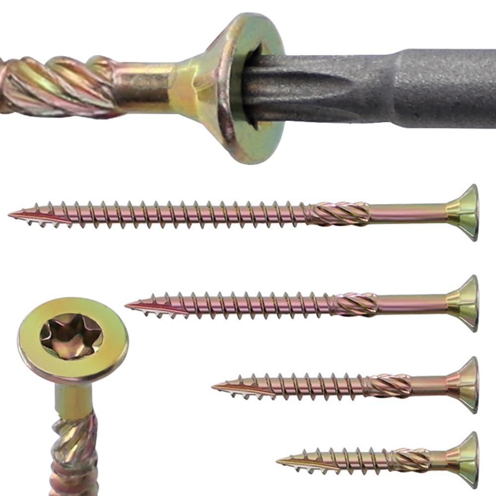 Galvanized Torx Metal Hardware Deck Binding Woodworking Supplies T25 Screws Screws Fastener