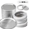 Leak-Proof Tinplate Kitchen & Dining Wide Mouth Canning Lids Storage Bands Mason Jar Lid Jar Caps