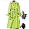 Trench Coat Women In The Long Section of The Spring and Fall New Korean Version of The Large Size Coat Over The Knee Jacket