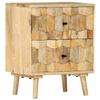VidaXL Bedside Table 40 X 30 X 50 Cm Solid Mango Wood