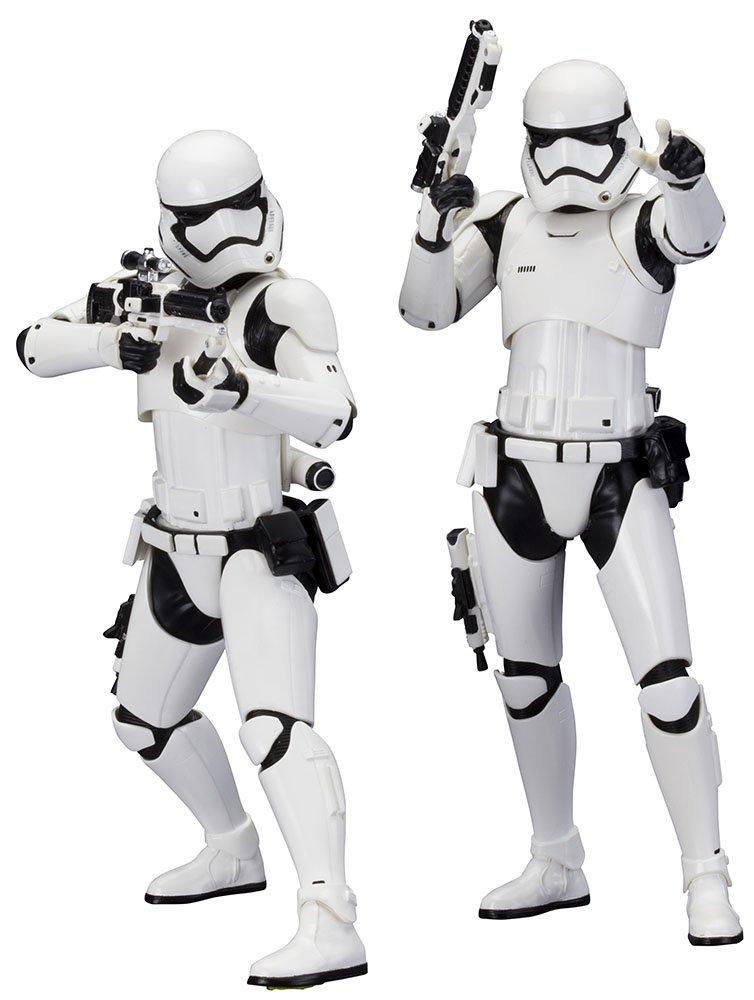 Kotobukiya STAR WARS First Order Stormtrooper Scale PVC Figure ARTFX+ 2-Pack 1/10 Pre-Painted Easy-Assembly
