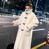 Women Wool LongJacket Coat Winter Thick Warm Oversized Chunky Outerwear Overcoat Women Wool Coats