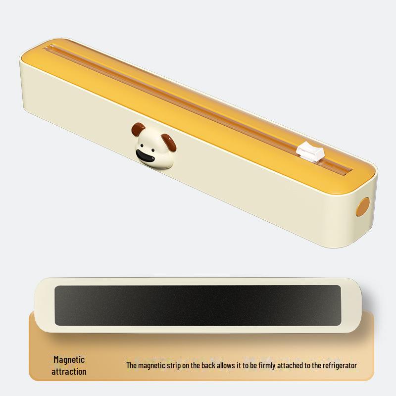 Magnetic Adjustable Kitchen Film & Foil Cutter with Storage Box