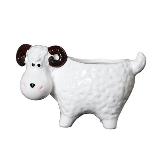 Yousheng Cartoon Sheep Candle Holder Votive Tealight Candle Stand Living Room Bathroom Candlestick Decoration Table Centerpiece Ornament