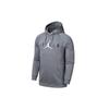 Air Jordan Sport Dna Hbr Patch Pattern Knit Pullover Hoodie Men Hoodie Grey CT6293-084