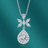 BELLA BOX Paraiba Pear Shape Pendant Necklace Multiple Colour Fashion Wedding Engagement Jewelry