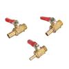 1 Pc 1/4" Male Thread Brass Ball Valve 6mm 8mm 10mm Pipe Port Garden Irrigation Water Tank Water Controller Switch Pipe Fitting