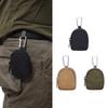 Wear Resistant Outdoor Coin Purse Earphone Pouches Keychain Zipper Pocket Outdoor Key Bag Belt Waist Pouch with Buckle