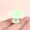 1:12 Dollhouse Miniature Ceramic Fruit Dish Plate Tall Tray Cake Plate Tableware Kitchen Model Decor Toy Doll House Accessories