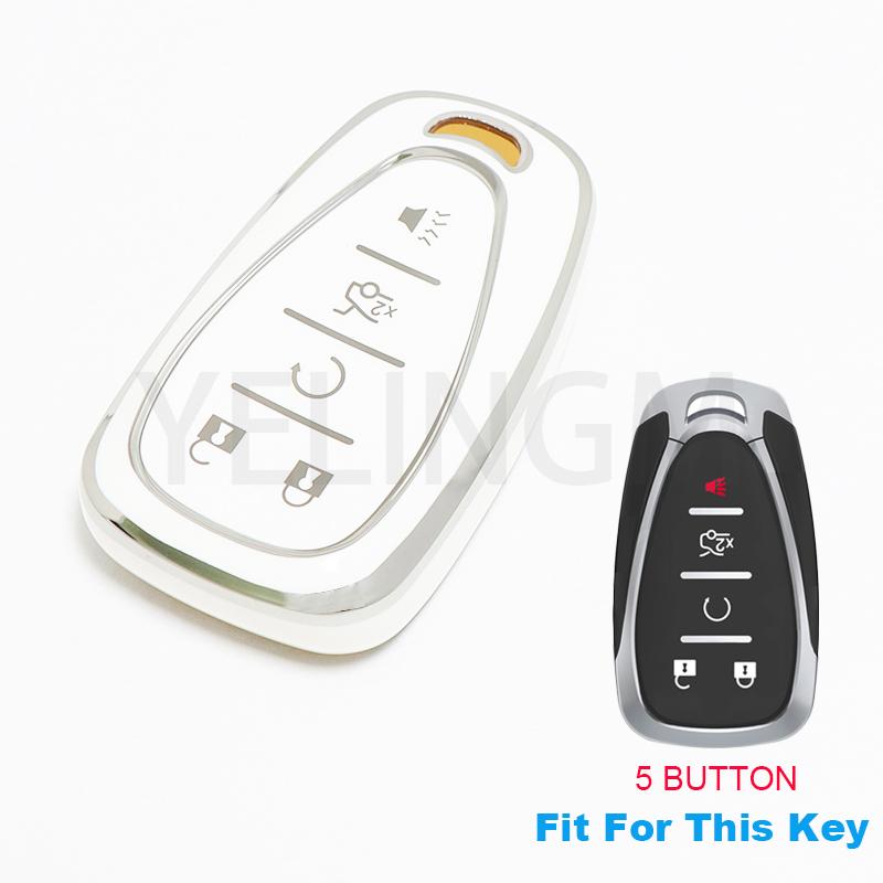 Car Key Case Cover For Chevrolet Chevy Cruze Traverse Spark Equinox Sonic Volt Bolt Malibu Camaro 2/3/4/5 Buttons Auto Shell Fob