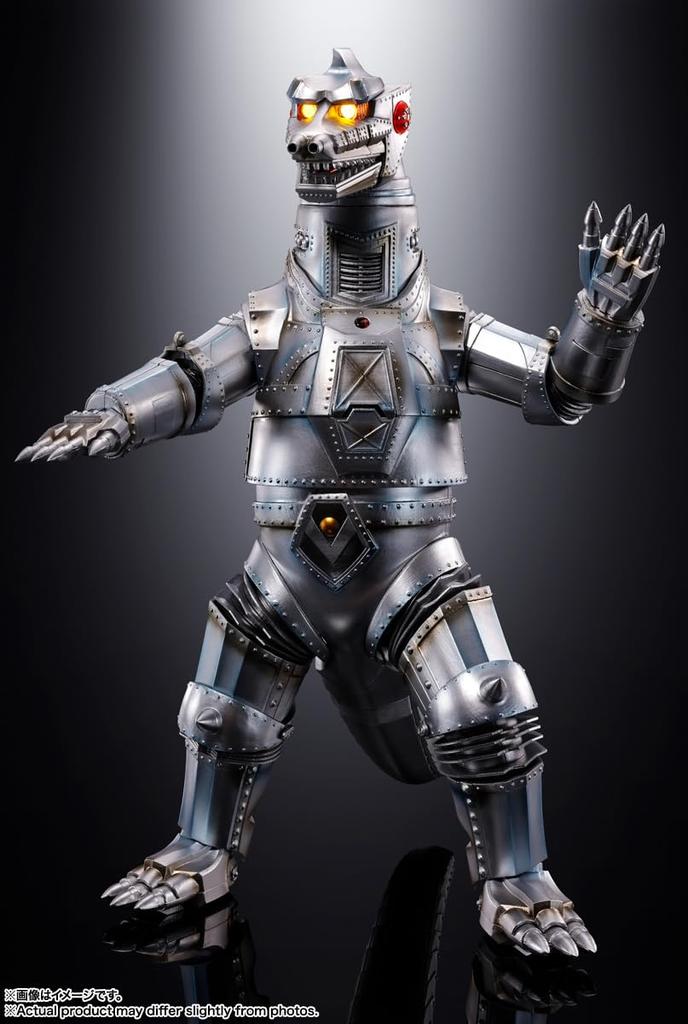 TAMASHII NATIONS DX Soul of Chogokin Godzilla Mechagodzilla 1974 Approximately ABS POM Painted Action Figure Vs. Mechagodzilla, 270mm, & & Die-cast