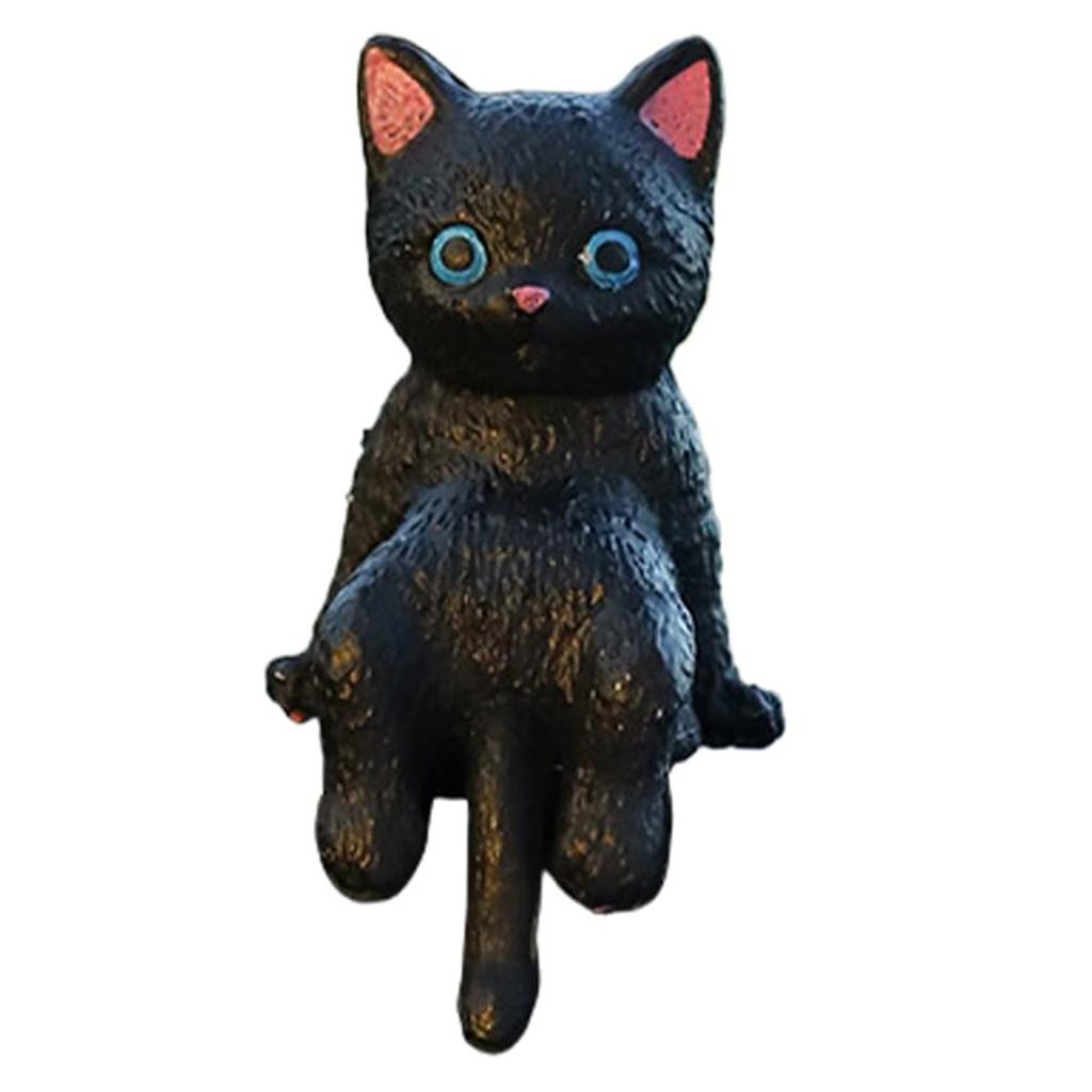 Cute Animal Car Accessories, Resin Cats For Dashboard Decoration, Desk Decoration, Car Decoration Interior Decoration Rearview Mirror Fun Gifts