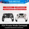 VAORLO Bluetooth Wireless Game Controller for PS4 Slim/Pro Dual Vibration Gamepad PC Joystick with Six-Axis Gyroscope for Switch/PC/Android