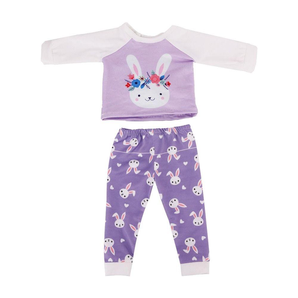 Toy Changing Dressing Game Playing House Dolls Pajamas Shirt Pants Mini Home Wear Doll Clothes