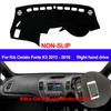 Right Hand Drive Car Dashboard Cover Silicone Non-Slip Dash Mat For Kia Cerato Forte K3 2013 2014 2015 2016 2017 2018