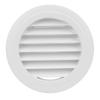 150mm Round Vent Cover ABS Wall Ceiling Mount Slant Louver Grille Cover for HVAC System