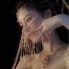 Pearl Hanfu Face Chain Tassel Mysterious Veil Personality Golden Fairy Mask  Men