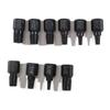 10Pcs Screw and Bolt Extractor Drill Bit Set Steel Multi-Spline Damaged Screw Extractor Broken Bolt Stud Remover Tools