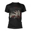 Led Zeppelin Unisex Adult US 1975 Tour Flag T-Shirt