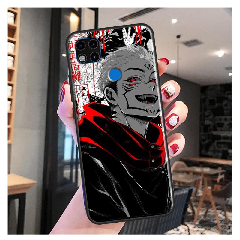 Jujutsu Kaisen Ryomen Sukuna Anime Case For Xiaomi Redmi Note 10 Pro Note 9 Pro Note 11 Pro 8T 9S 10S 10 9A 9T 9C Cover Case