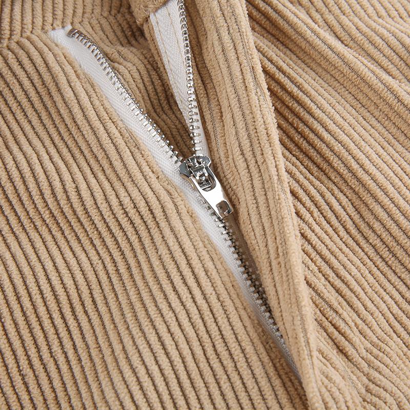 Corduroy Baggy Joggers Women Vintage Wide Leg Pants Brown Low Waist E Girl 90s Aesthetic Trousers Female Sweatpants