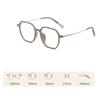 New Retro Frosted Frame Myopia Glasses Oversized Square Frame Near Sight Glasses Blue Light Blocking Eye Protection Eyewear