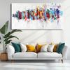 Abstract Colorful Lines Canvas Painting Posters and Prints Fashion Wall Art Pictures for Modern Living Room Cuadros Decor