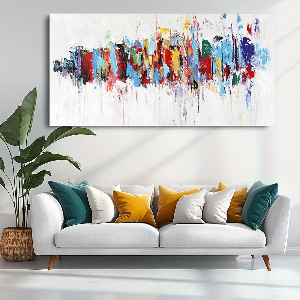 Abstract Colorful Lines Canvas Painting Posters and Prints Fashion Wall Art Pictures for Modern Living Room Cuadros Decor