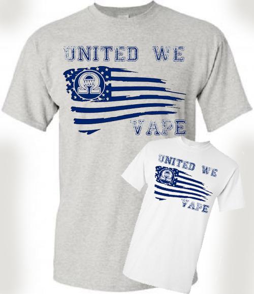 United We Vape T-Shirt Sub Ohm Vaping Cloud Chaser Fight For Your Right To Vape
