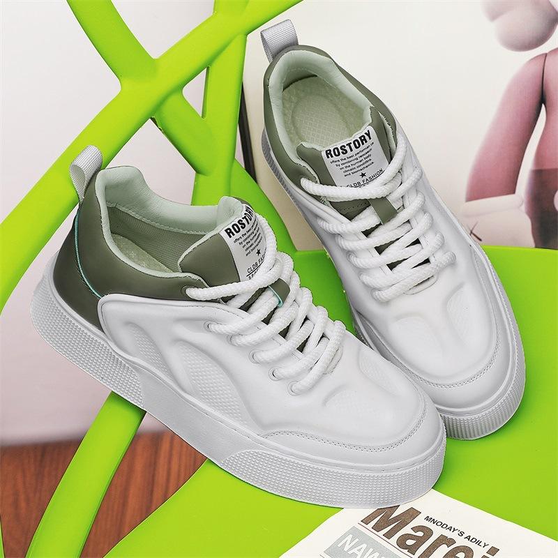 Spring Summer Sneakers Man High Quality Breathable Soft Sole Casual Board Shoes Men's Lace-up Platform Vulcanized Shoes