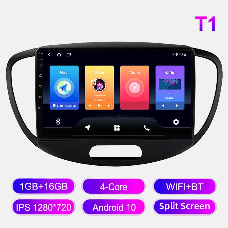 Android Car Radio For Hyundai Grand I10 2008-2012 Multimedia Player Head Unit Stereo GPS Navigation BT WIFI 1+16GB