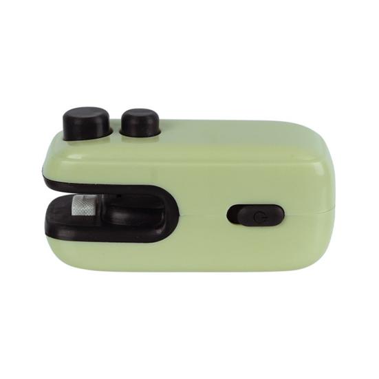 Mini Bag Sealer And Cutter USB Rechargeable Heat Seal Tool for Snacks Vegetables
