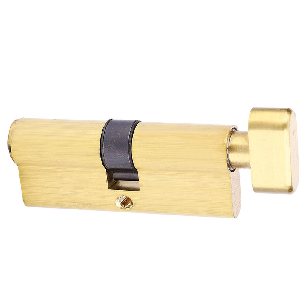 Copper Door Lock Cylinder 3 Keys Home Security Anti Theft Indoor Bedroom Entrance Lock Cylinder
