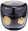 Nakatani Brothers Company Yamanaka Lacquerware Natsume Inner Black Kodaiji Makie 2.2 (with Lid) 33-4805 -