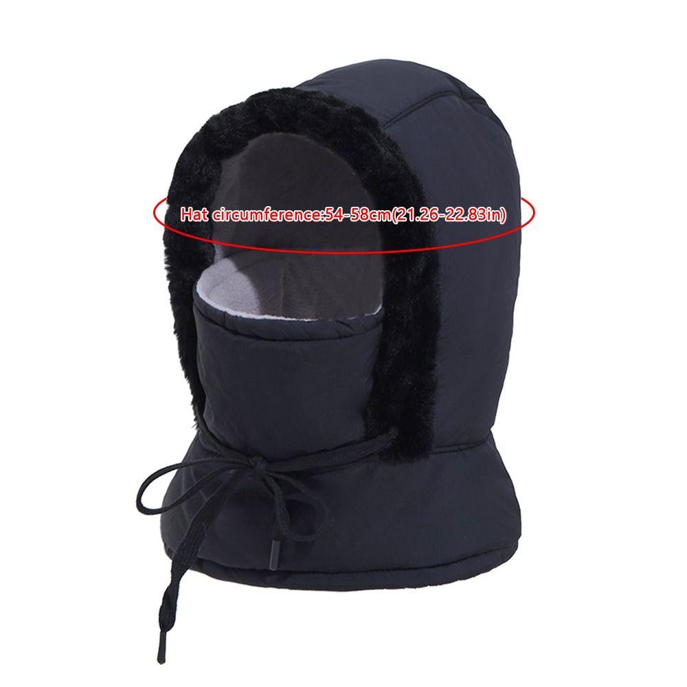 Windproof Warm Hat Warm Ear Protection Hat Cycling Cap Pullover Cap  Outdoor