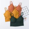 Tank Crop Top Seamless Underwear Female Crop Tops Sexy Lingerie Intimates With Removable Padded Camisole