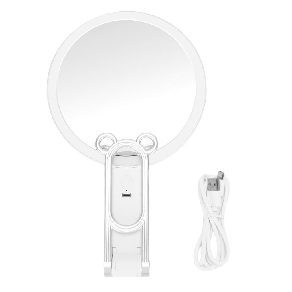 Lighted Magnifying Makeup Mirror Double Sided 1X 30X LED Mirror USB Rechargeable 3 Color Temperature