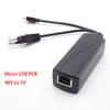 Poe Splitter 5V Poe Micro Usb Power Over Ethernet 48V To 5V Active Plug For CCTV Camera