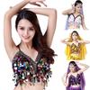 Belly Dance Bras Sequined Beaded Tops Dancing Costume Fringe Costume